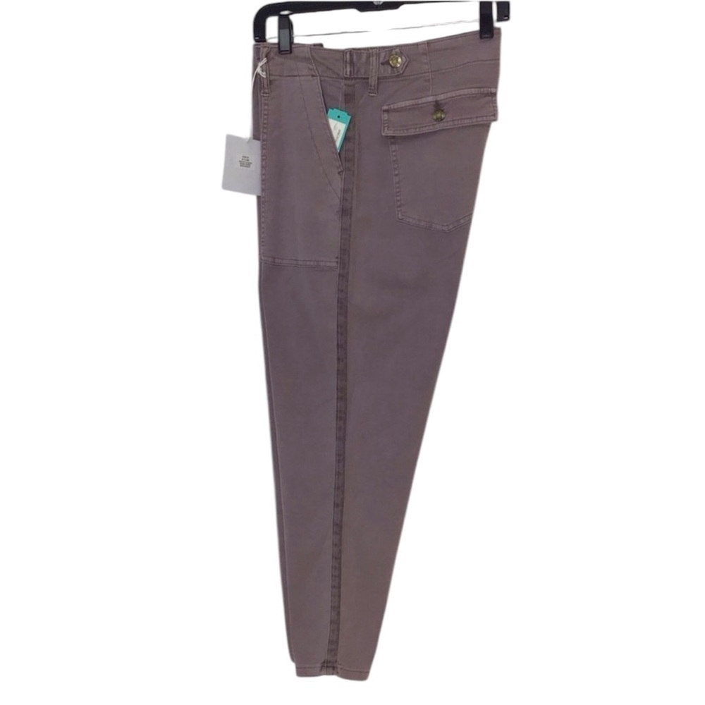 Pistola Mara Straight Leg High Waist Capri Pant Light Purple Size 32 - Picture 4 of 11